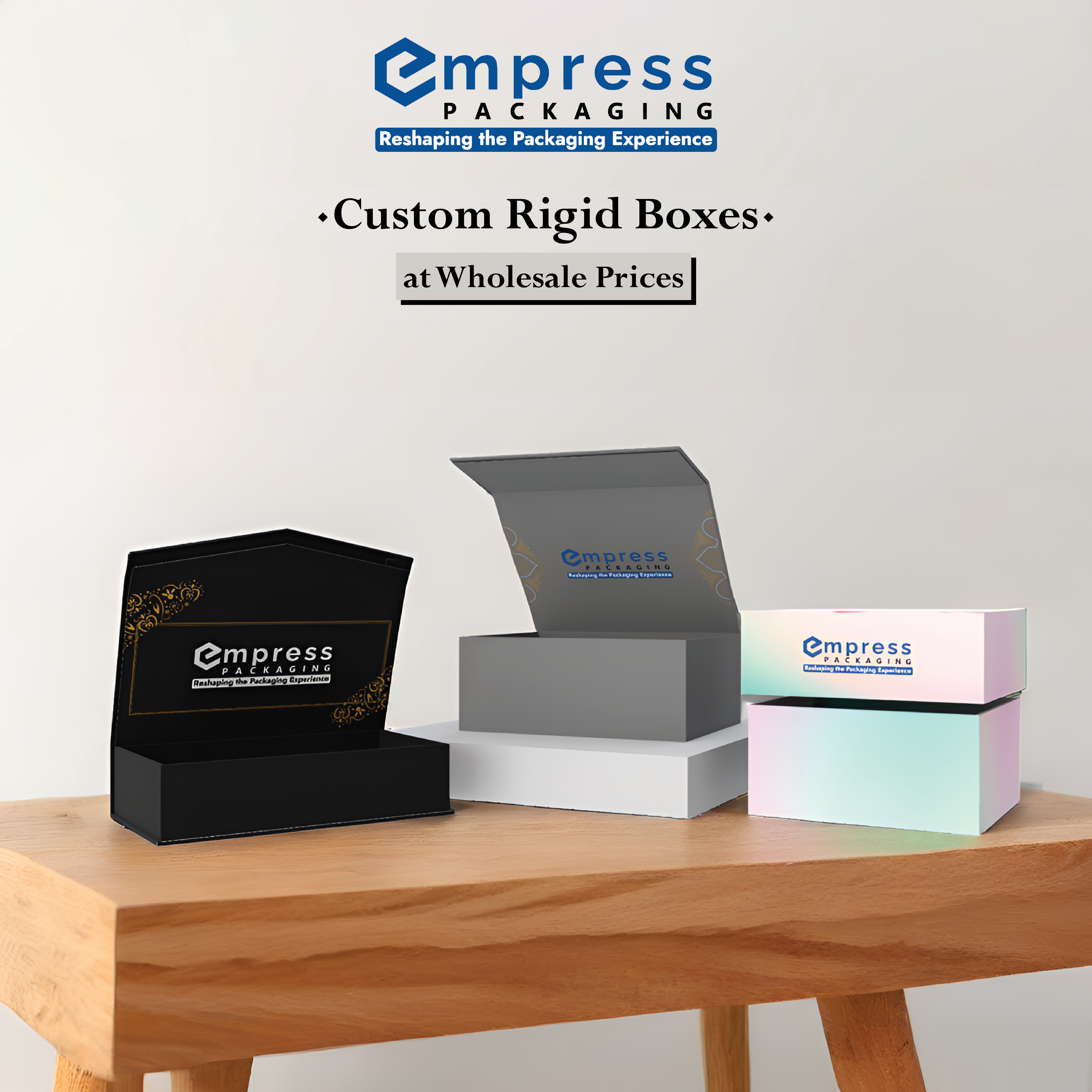 Custom Rigid Boxes for the Modern Luxury Market by Empress Packaging